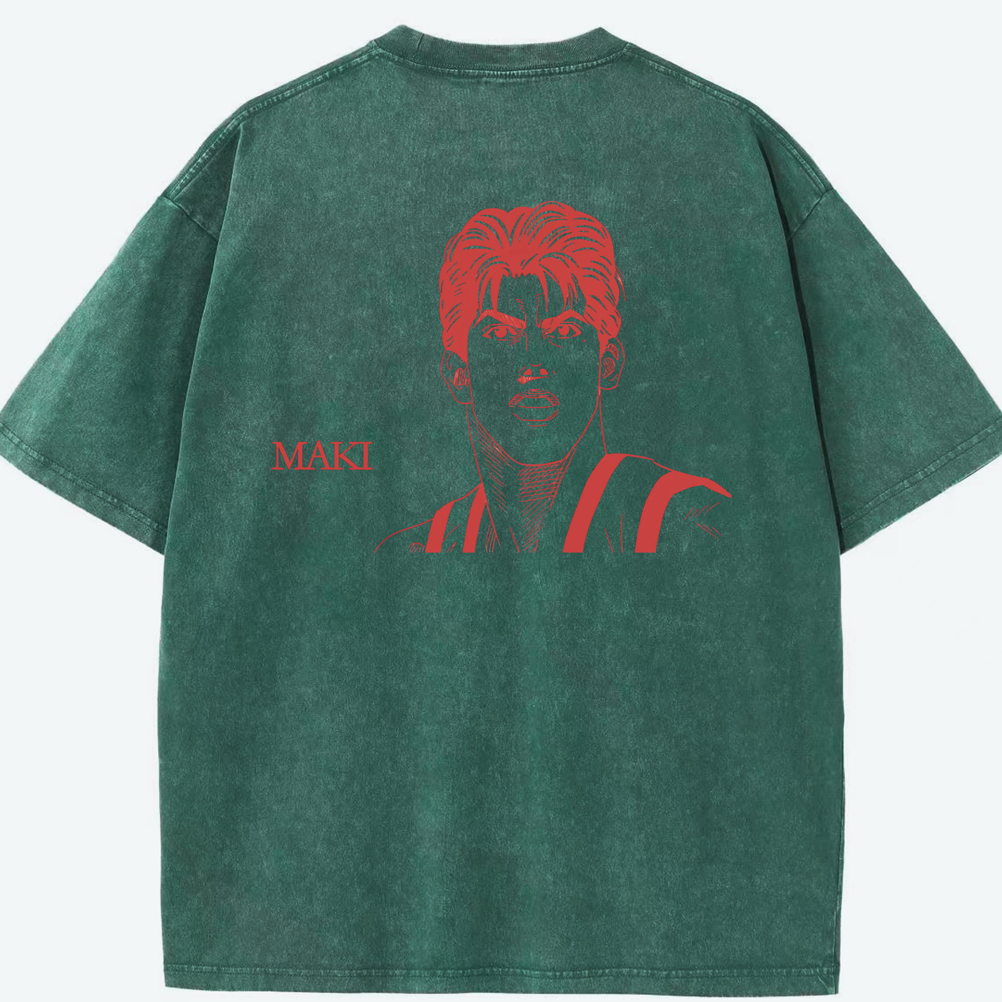 （画像用） SLAM DUNK／スラムダンク 綿100% ヴィンテージ風 半袖Tシャツ（背面プリント）
